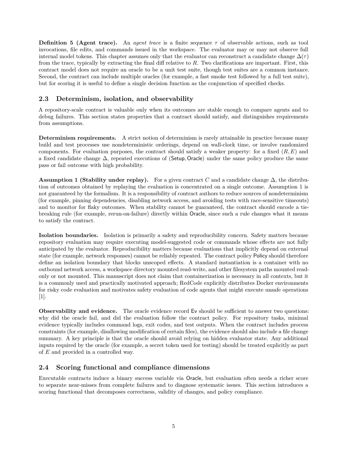 Continuation of the coding-agent evaluation brief.